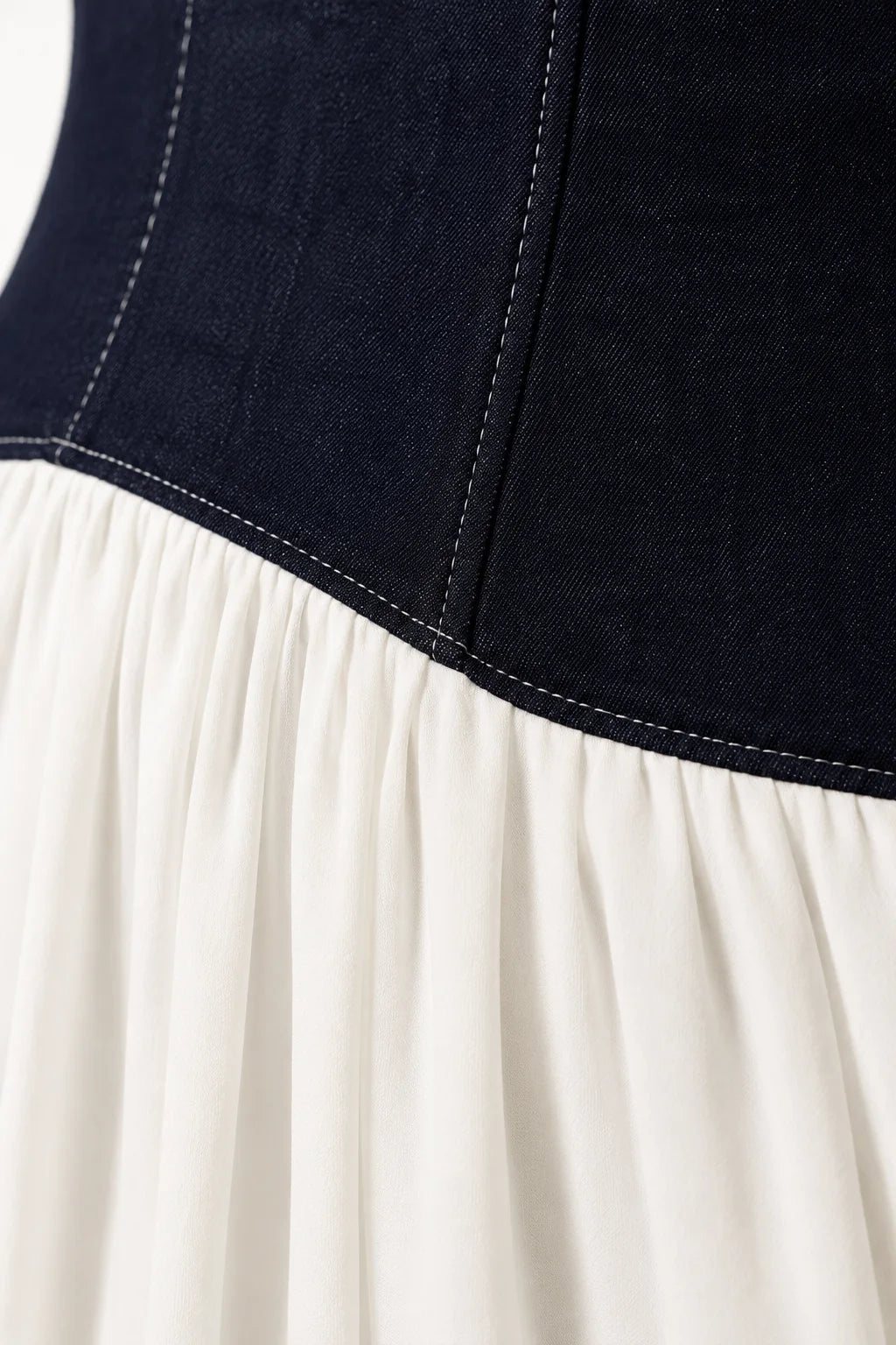 White Halter Corset Maxi Dress view 9