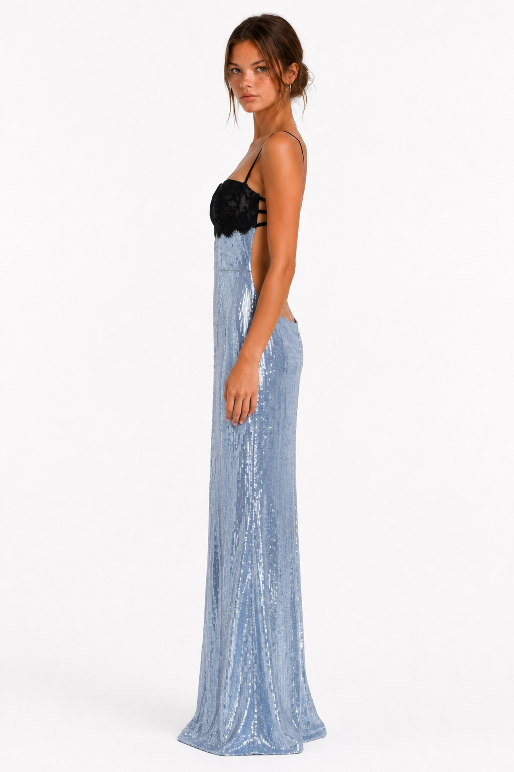 Powder Blue Sequin Maxi Dress with Black Lace Bodice - 3 - ChatGPT Image 2026年6月24日 13 49 49 (3)