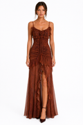 Rust Floral Ruched Mesh Maxi Dress - 1 - ChatGPT Image 2026年6月24日 15 04 54 (1)