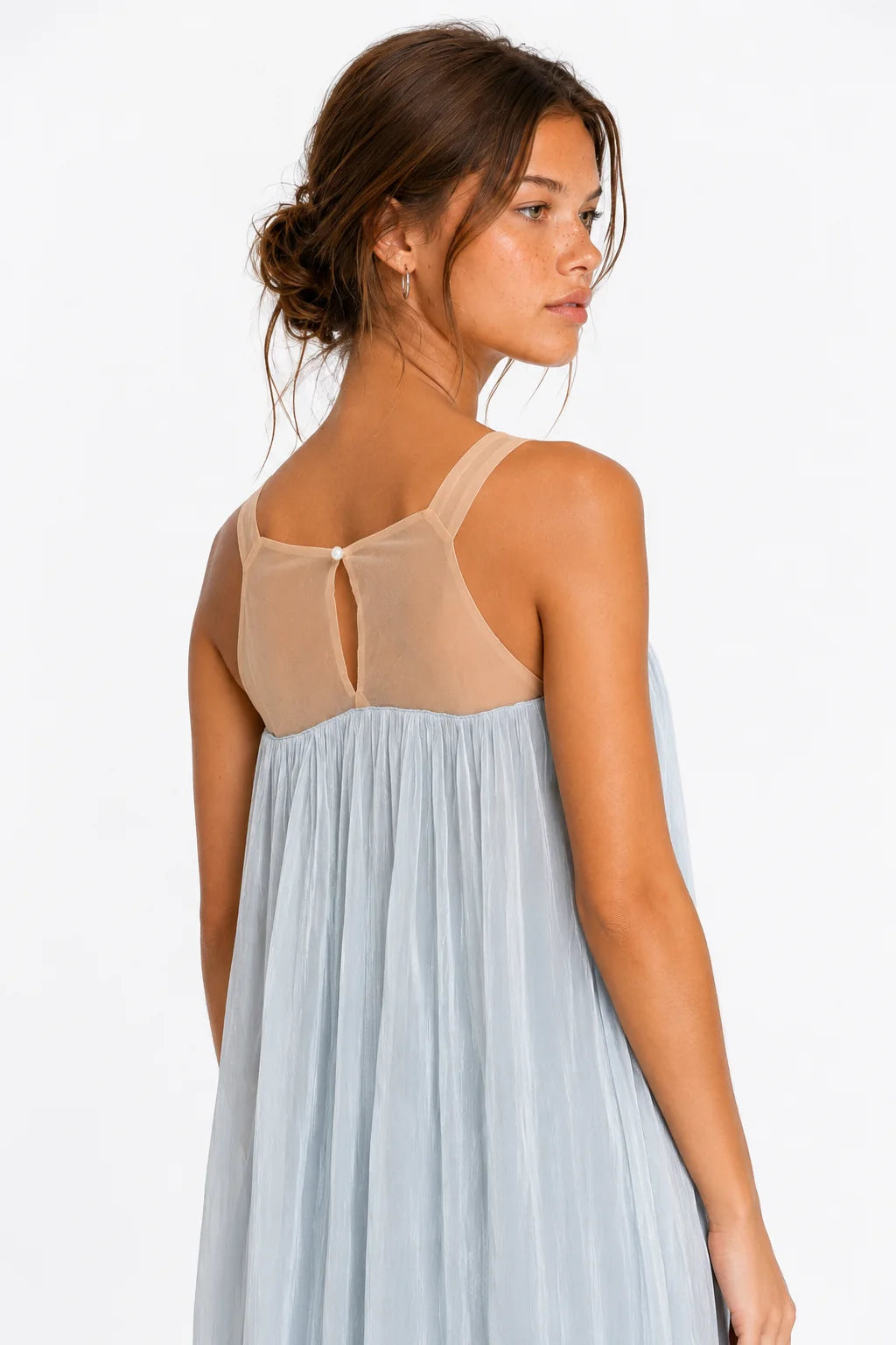 Ice blue embellished maxi dress, image 8