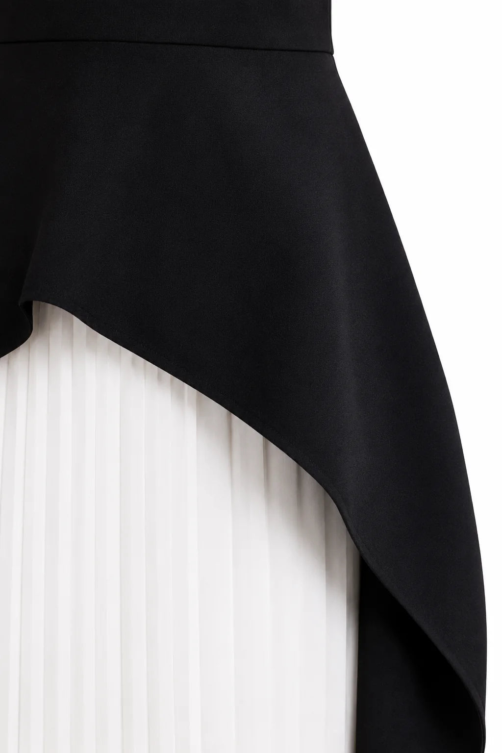 Black and white draped bandage maxi dress, image 7