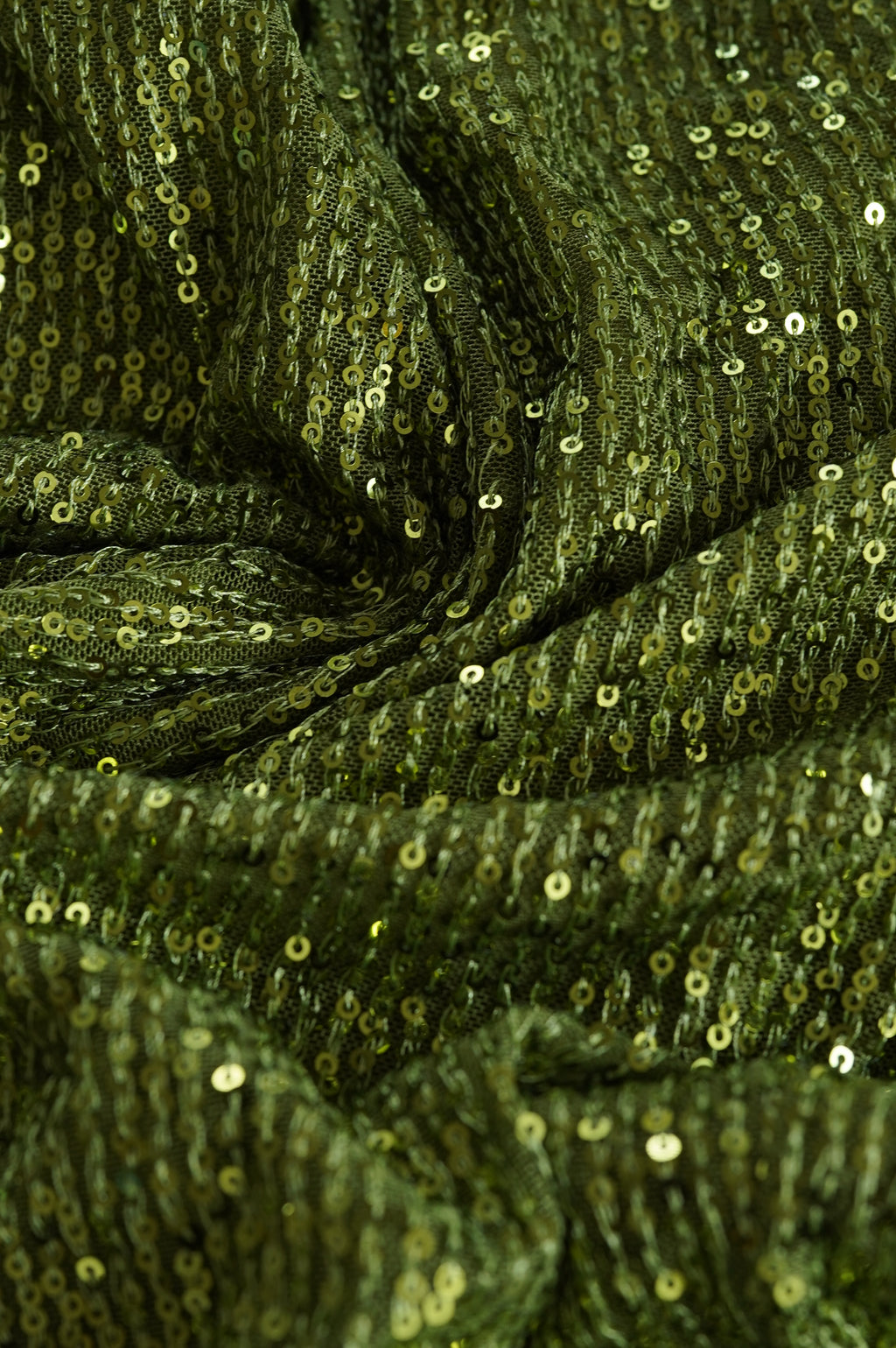 Olive Green Strapless Sequin Corset Mini Dress - 10 - olive green sequin mini dress draped fabric detail